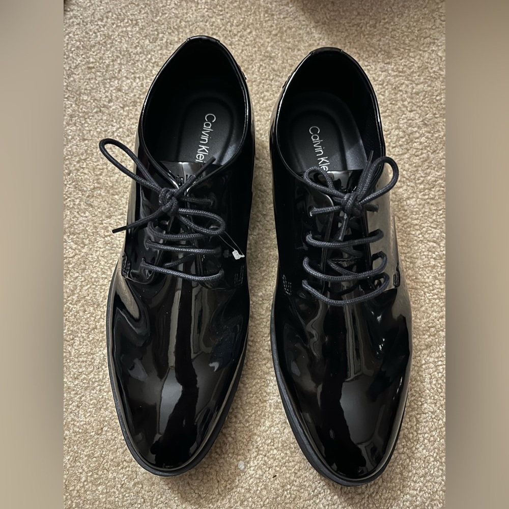 Calvin Klein men’s black dress shoes size 10.5